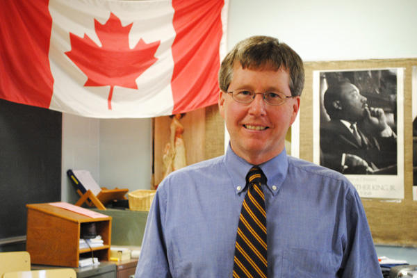 Brent Pavey, lauréat du Prix du Gouverneur général pour l'excellence en enseignement de l'histoire canadienne 2009